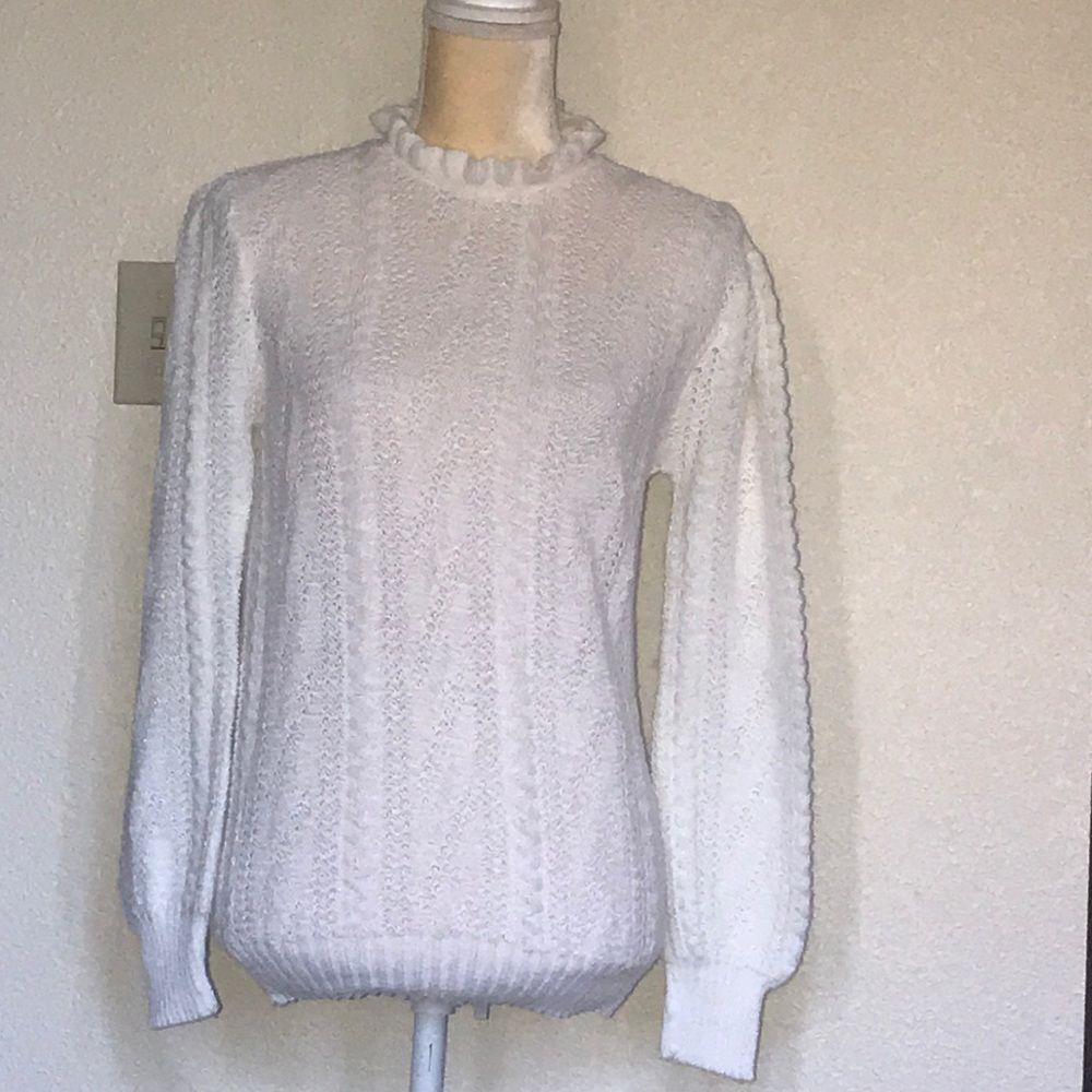 Vintage Made In USA Women Sweater Glamour Knit 🧶 Size M
